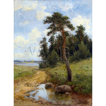 РЕПРОДУКЦИИ НА КАРТИНИ Селски път (1890)